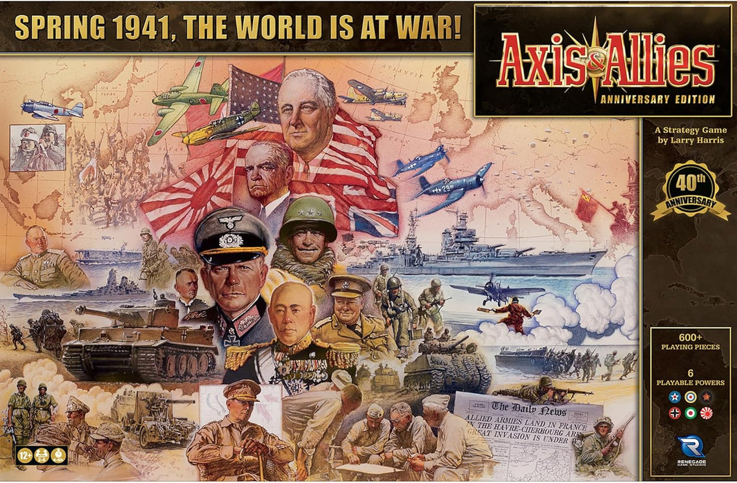 Axis & Allies: Anniversary Edition - Cats In Hat Inc.