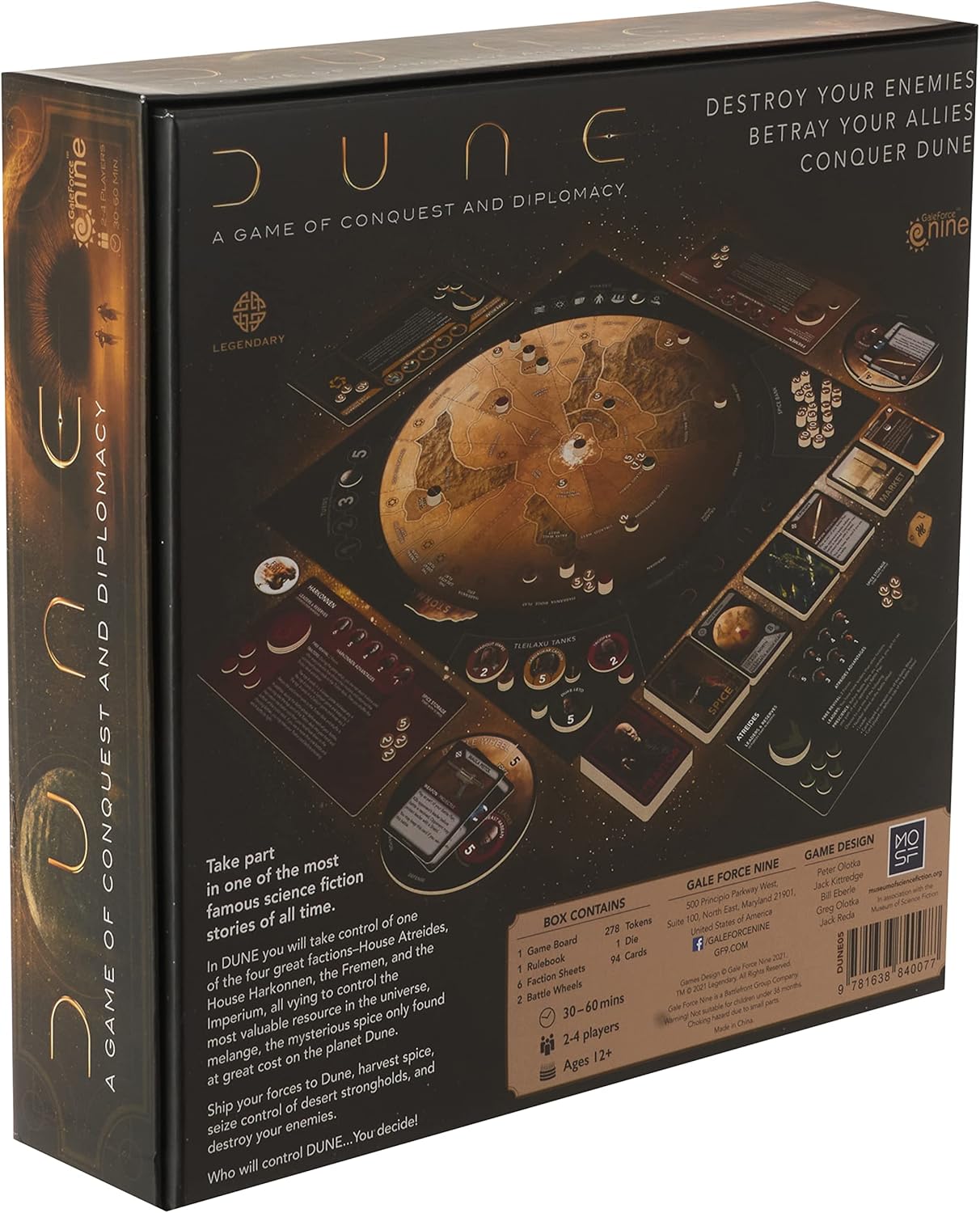 Dune: Board Game: Film Version - Cats In Hat Inc.