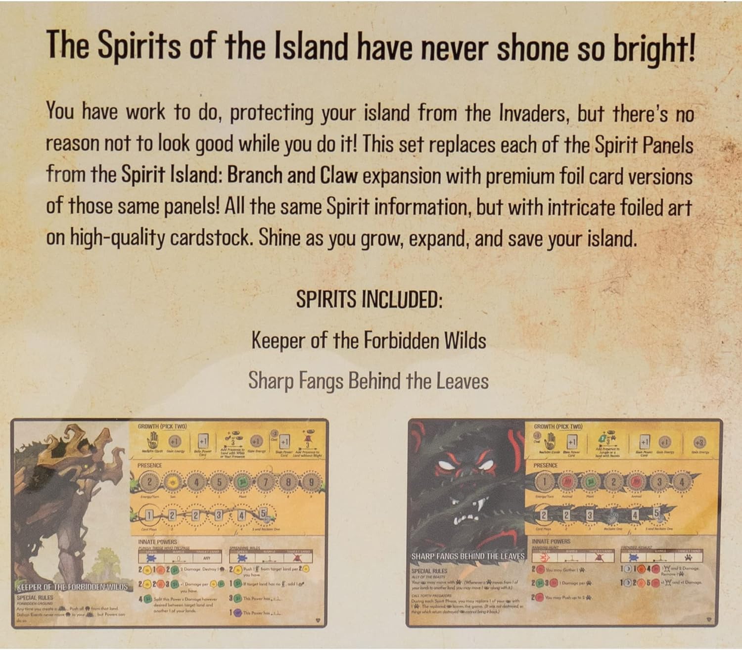 Spirit Island: Branch & Claw: Foil Panels