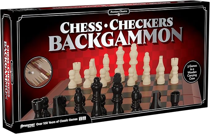 Pressman Premium Classics: Chess/Checkers/Backgammon