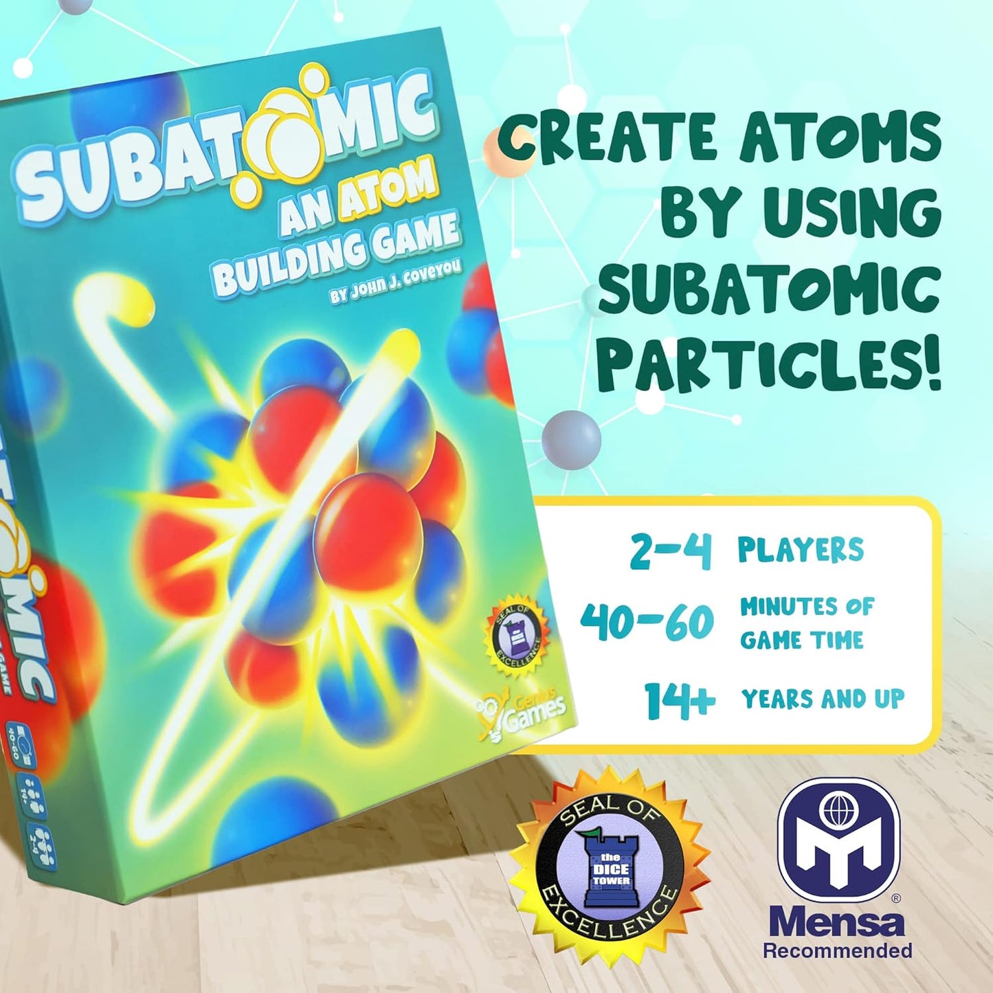 Subatomic: An Atom Building Game 2nd Edition - Cats In Hat Inc.