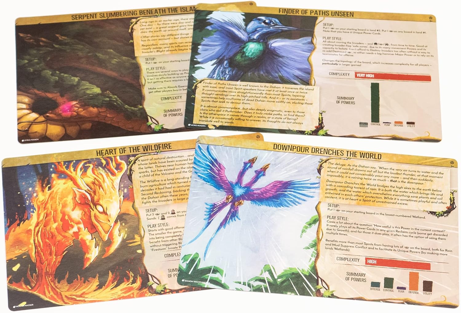Spirit Island: Feather & Flame: Foil Panels