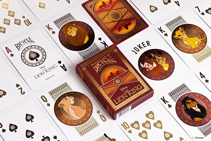 Playing Cards: Bicycle: Lion King