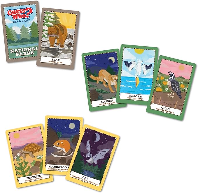 Guess Who Card Game: National Parks