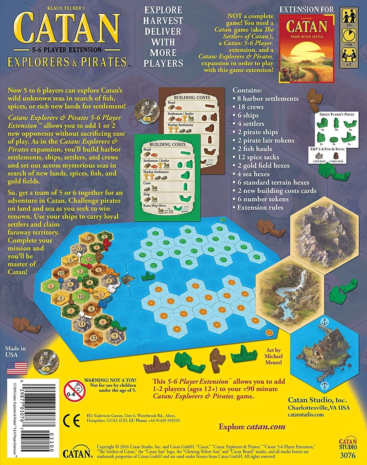 Catan Expansion: Explorers & Pirates