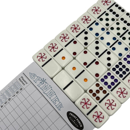 Dominoes: Spinner Wood Case - Cats In Hat Inc.