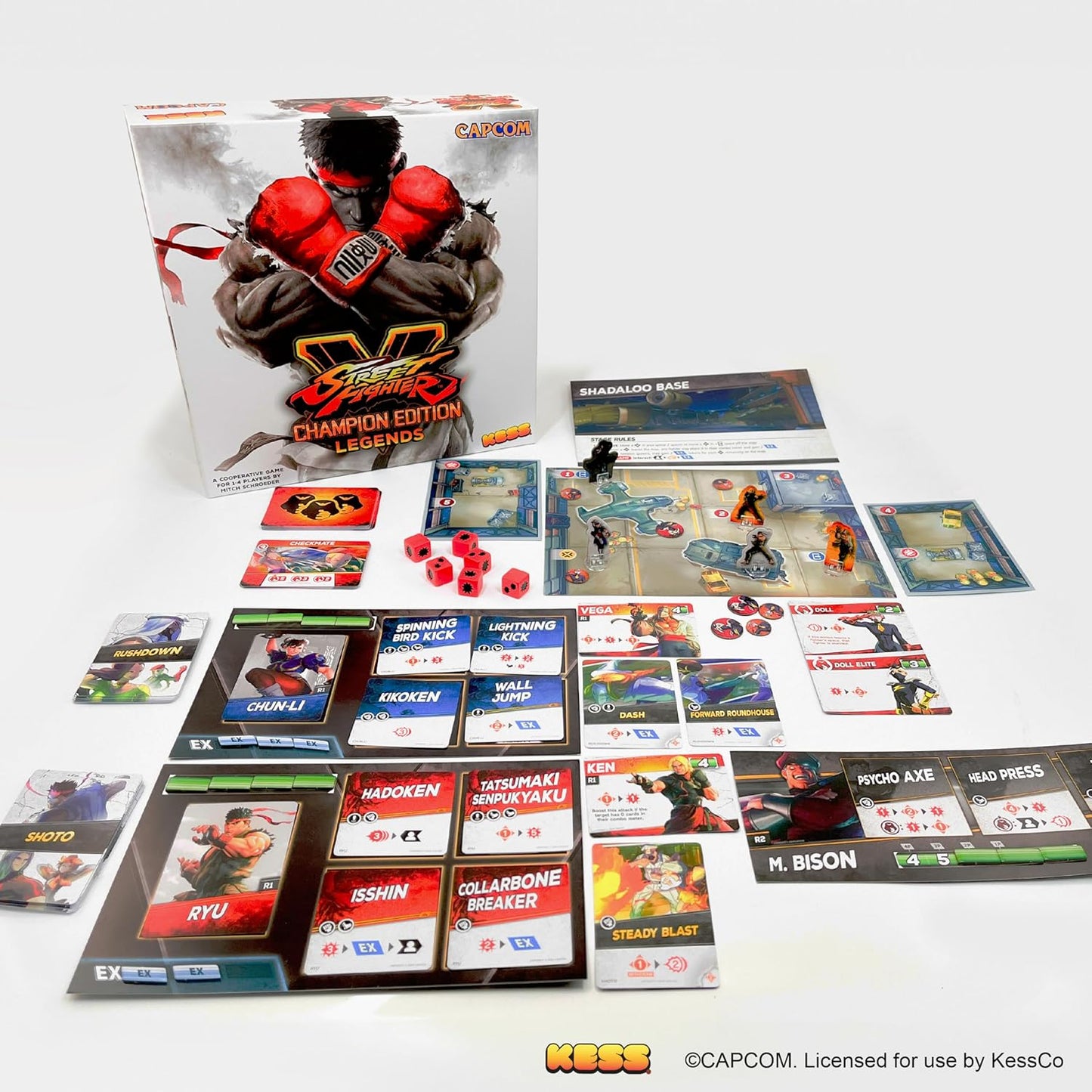 Street Fighter: World Warriors Edition Board Game
