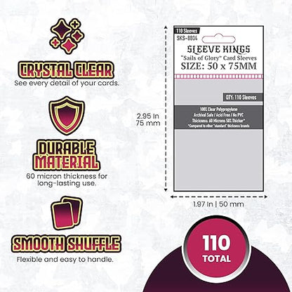 Deck Protector: Sails Of Glory 50 X 75mm (110)