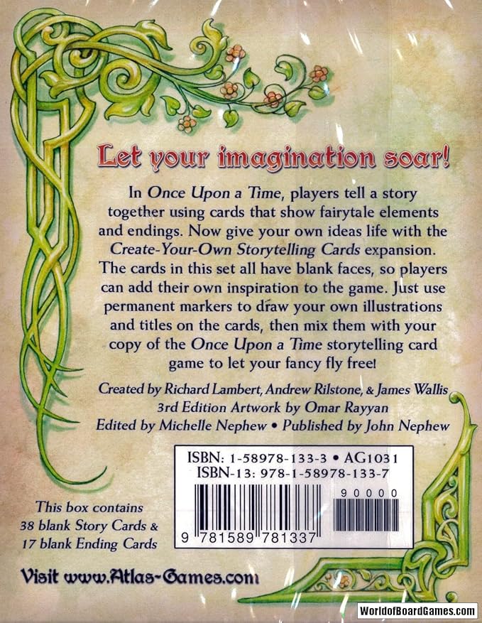 Once Upon A Time Create-Your-Own Strorytelling Cards