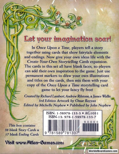 Once Upon A Time Create-Your-Own Strorytelling Cards