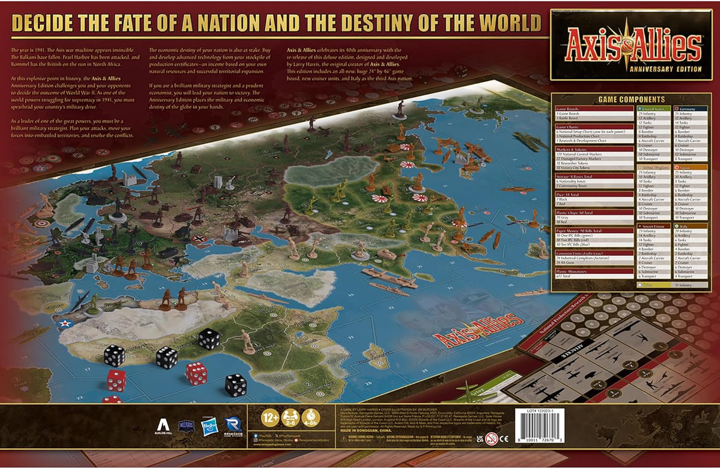 Axis & Allies: Anniversary Edition - Cats In Hat Inc.