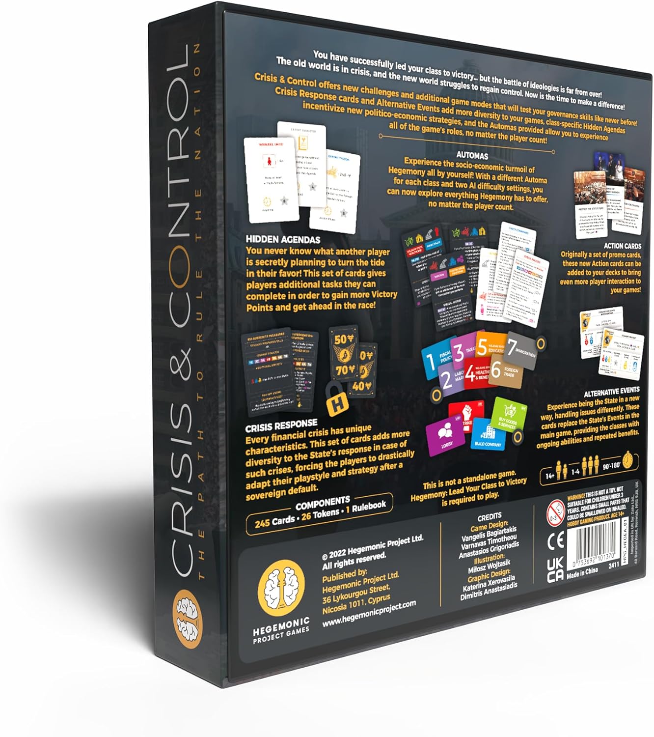 Hegemony: Crisis & Control Expansion - Cats In Hat Inc.