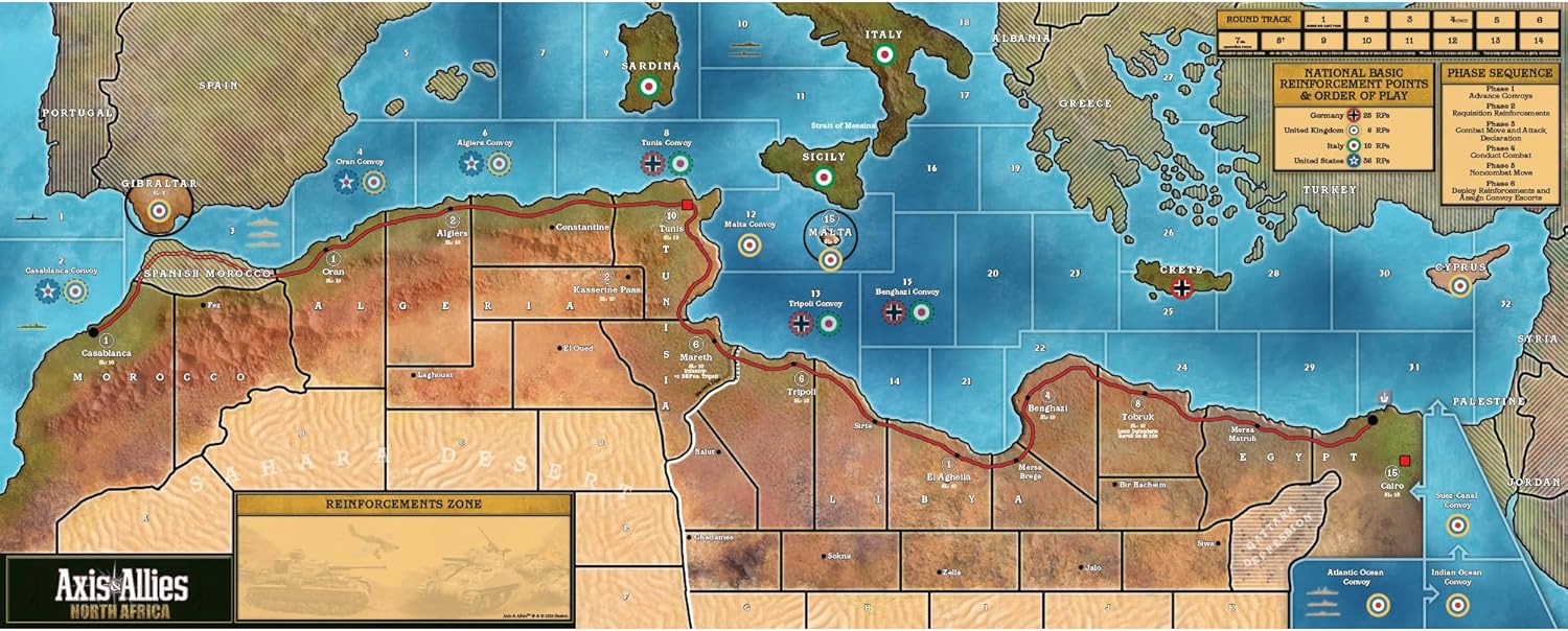 Axis & Allies: North Africa By Renegade Game Studios