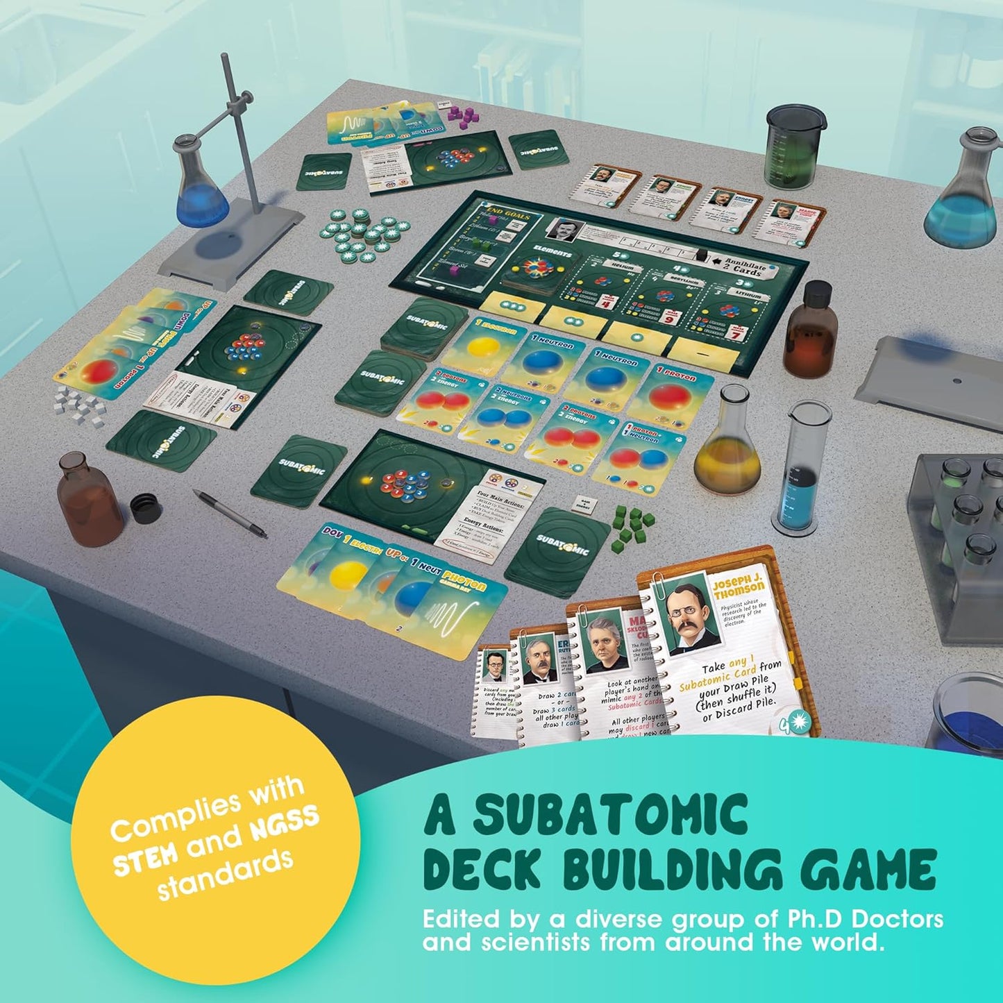 Subatomic: An Atom Building Game 2nd Edition - Cats In Hat Inc.