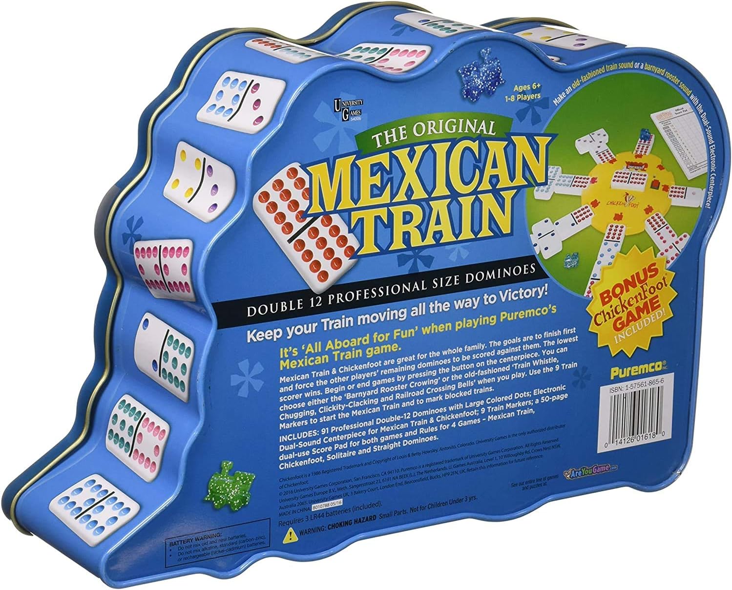 Mexican Train Deluxe Double 12 (Dots) By University Games