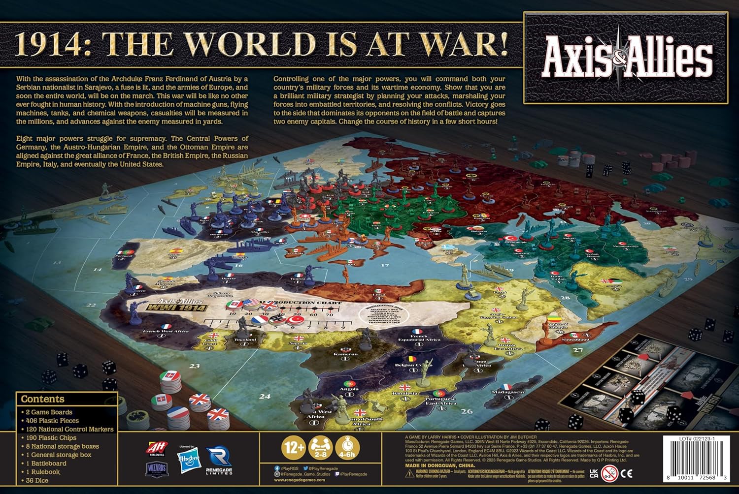 Axis & Allies: WWI 1914 By Renegade Game Studios