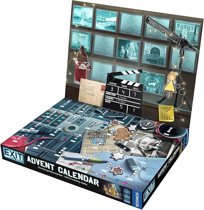 EXIT: Advent Calendar: The Missing Hollywood Star By Thames & Kosmos