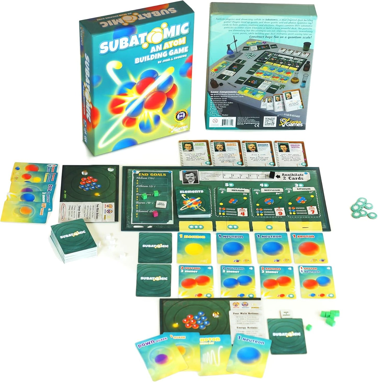 Subatomic: An Atom Building Game 2nd Edition - Cats In Hat Inc.