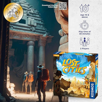 Lost Cities Card Game With 6th Expedition