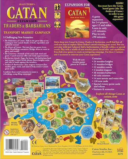 Catan Expansion: Traders & Barbarians - Cats In Hat Inc.