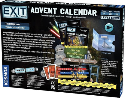 EXIT: Advent Calendar: The Missing Hollywood Star By Thames & Kosmos
