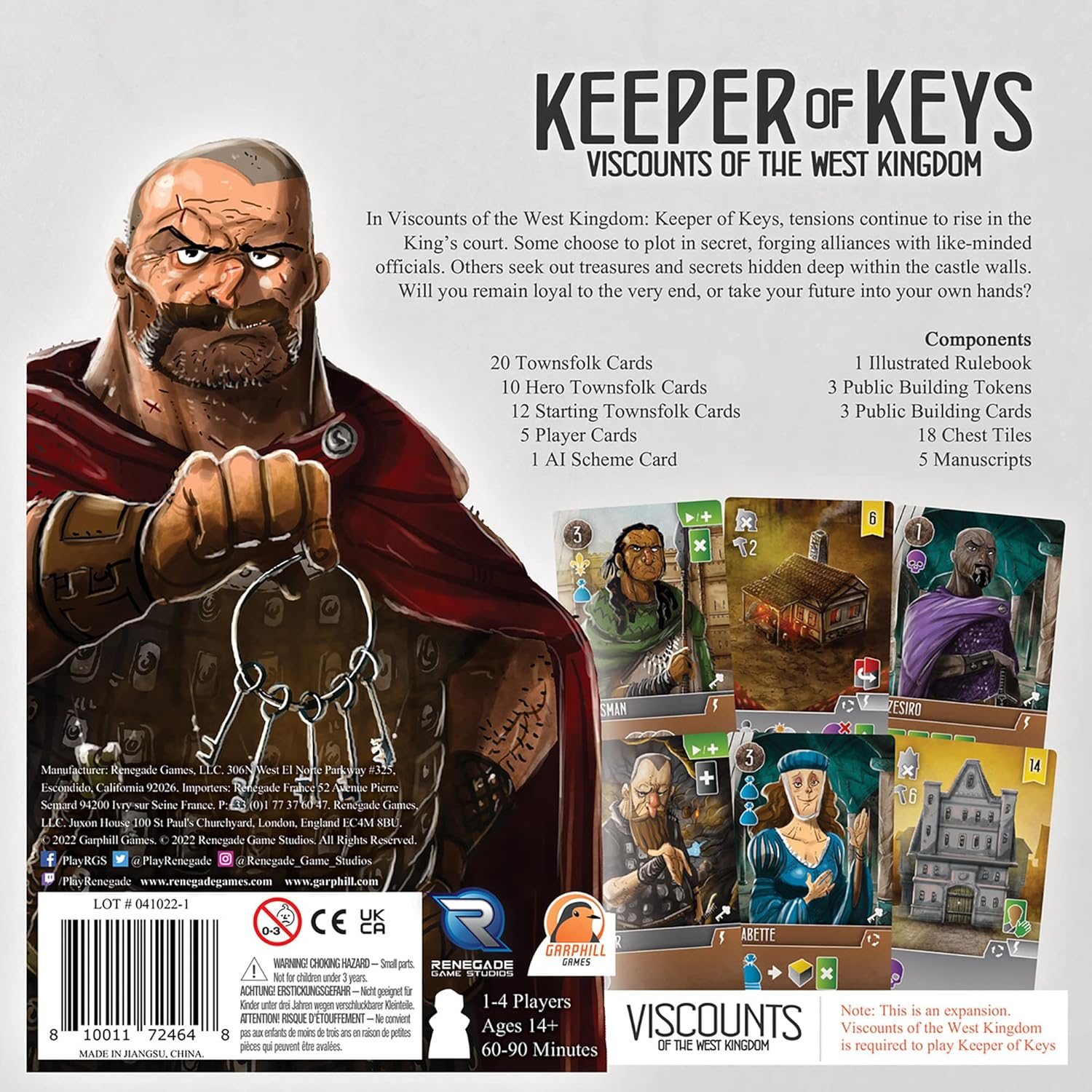Viscounts Of The West Kingdom Keeper Of Keys Expansion
