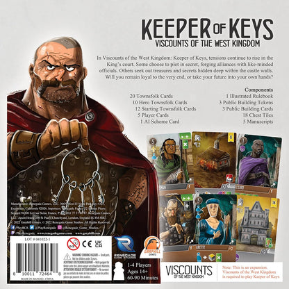 Viscounts Of The West Kingdom Keeper Of Keys Expansion - Cats In Hat Inc.