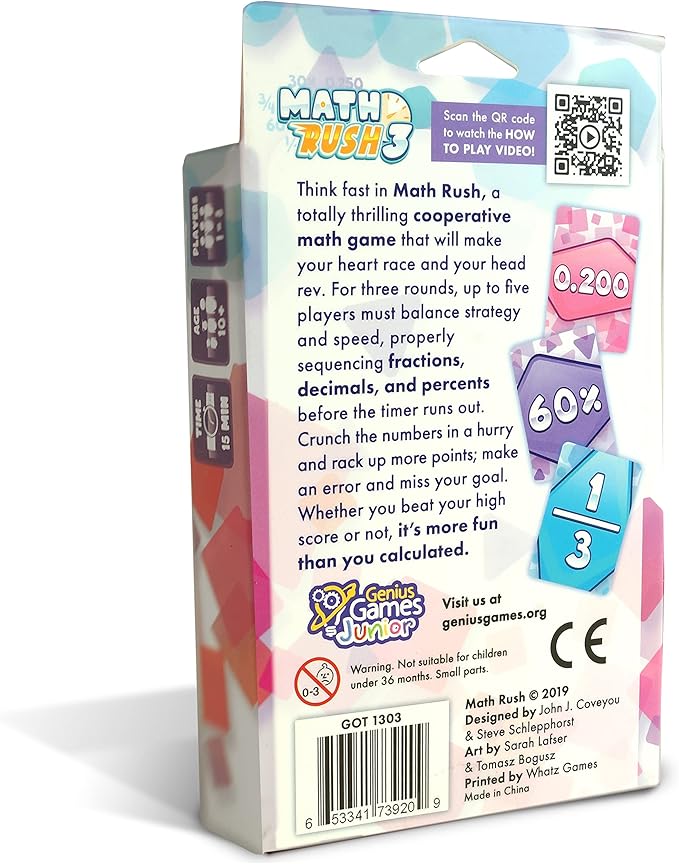 Math Rush 3: Fractions & Decimals