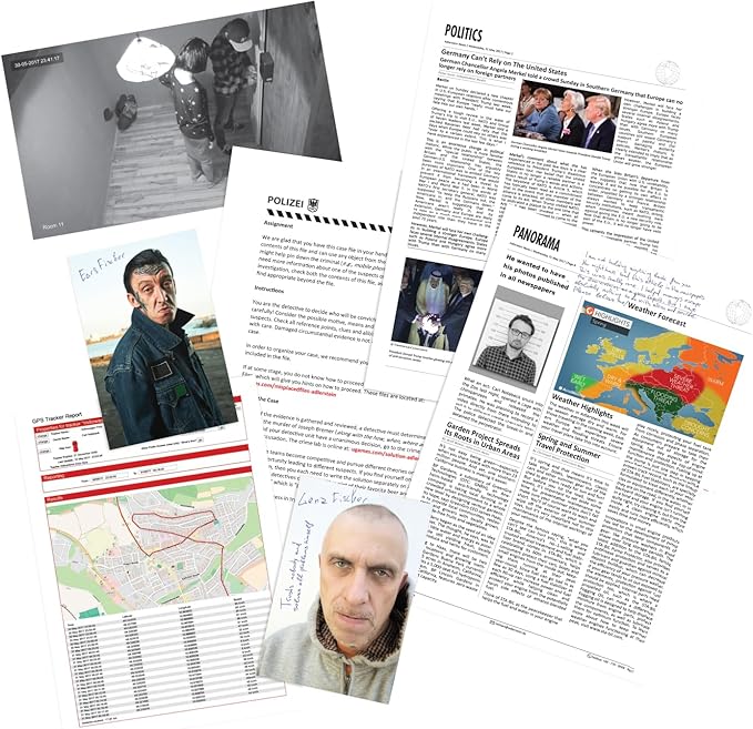 Murder Mystery Party Case Files: Fire In Alderstein