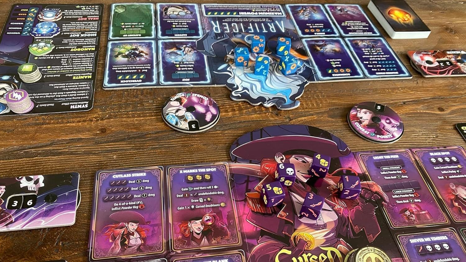 Dice Throne Season Two: Artificer Vs Cursed Pirate