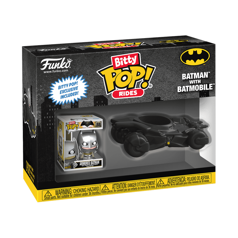 Funko Bitty Pop! DC Batman - Batman with Bat Mobile