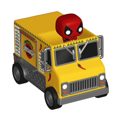 Funko Bitty Pop! Marvel - Deadpool with Chimichanga Truck