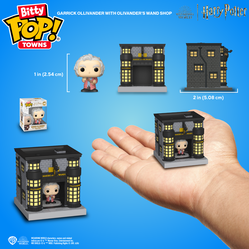 Funko Bitty Pop! Harry Potter - Garrick Ollivander and Ollivander's Wand Shop
