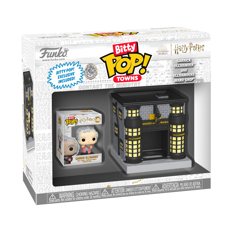 Funko Bitty Pop! Harry Potter - Garrick Ollivander and Ollivander's Wand Shop