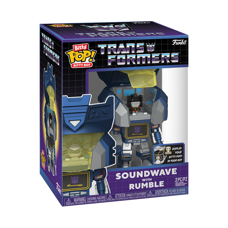 Funko Bitty Pop! Transformers - Soundwave with Rumble
