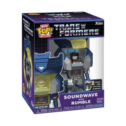 Funko Bitty Pop! Transformers - Soundwave with Rumble