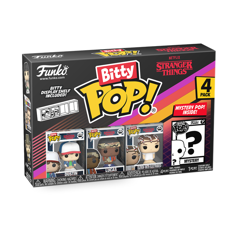 Funko Bitty Pop! Stranger Things - Dustin 4 Pack
