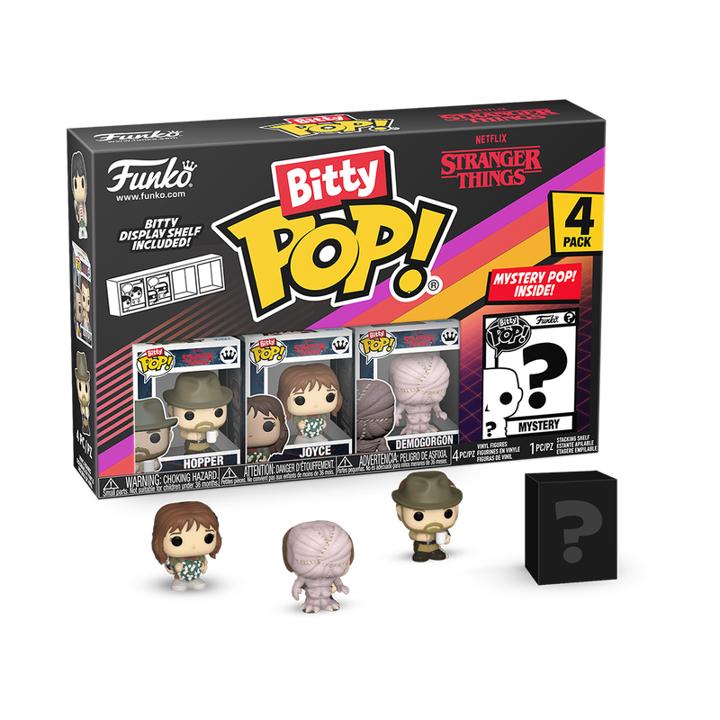 Funko Bitty Pop! Stranger Things - Hopper 4 Pack
