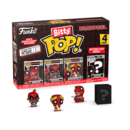 Funko Bitty Pop! Deadpool - Dinopool 4 Pack