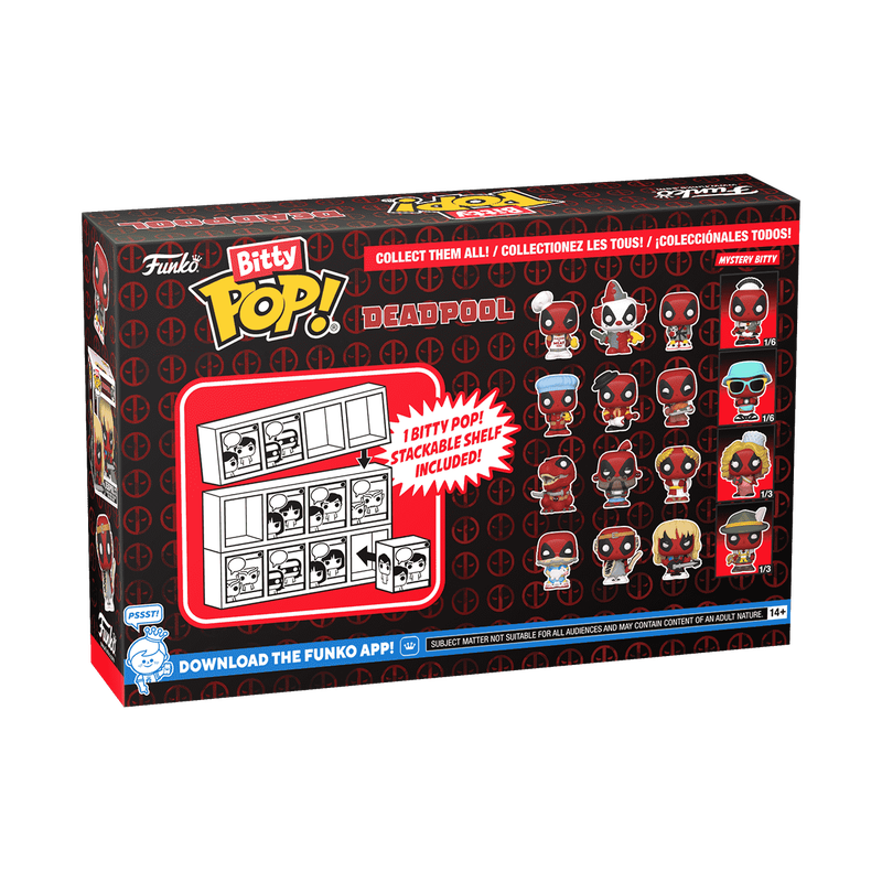 Funko Bitty Pop! Deadpool - Sleepover 4 Pack
