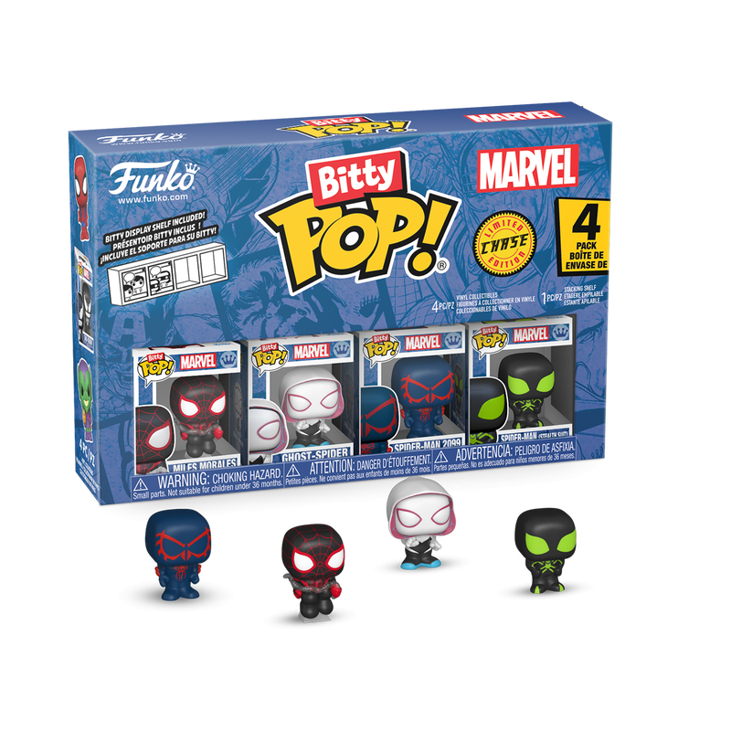 Funko Bitty Pop! Spider Man - Miles Morales 4 Pack