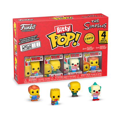 Funko Pop Bitty! Animation Simpsons - Bart 4 Pack