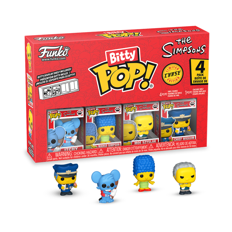 Funko Pop Bitty! Animation Simpsons - Itchy 4 Pack