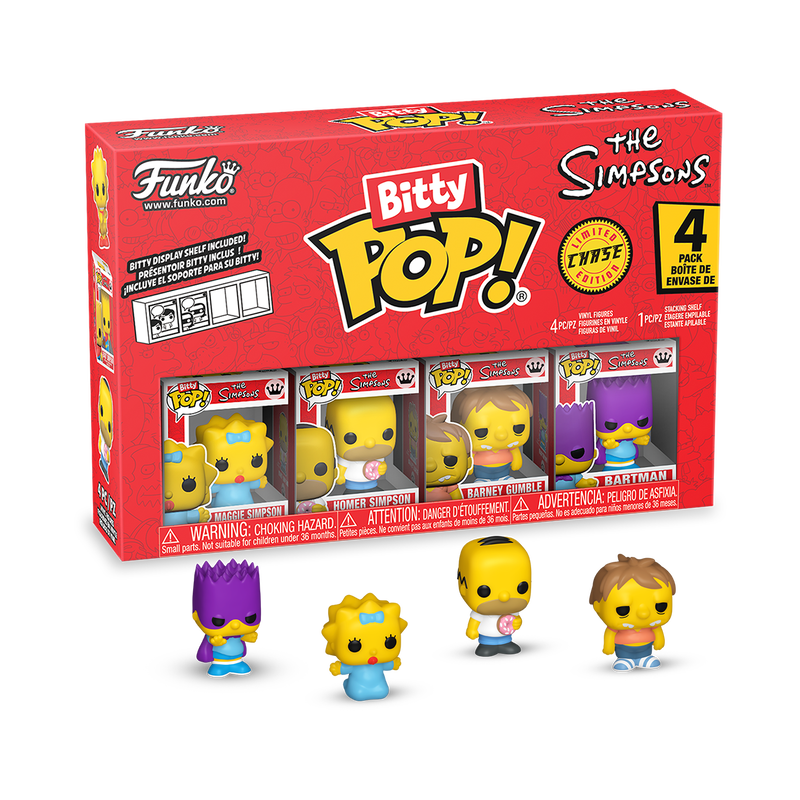 Funko Pop Bitty! Animation Simpsons - Maggie 4 Pack
