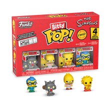 Funko Pop Bitty! Animation Simpsons - Scratchy 4 Pack