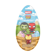 Funko Pop! Marvel - Pocket Easter Hulk, Spider-Man, Iron Man 3-Pack