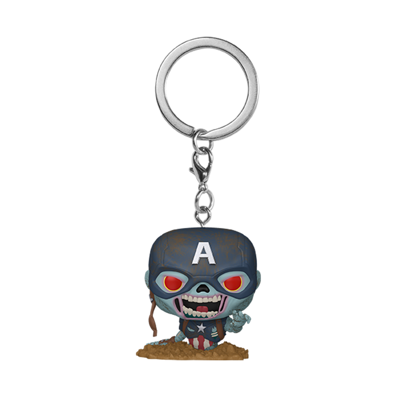 Funko Pop! Marvel - Keychain Zombie Captain America