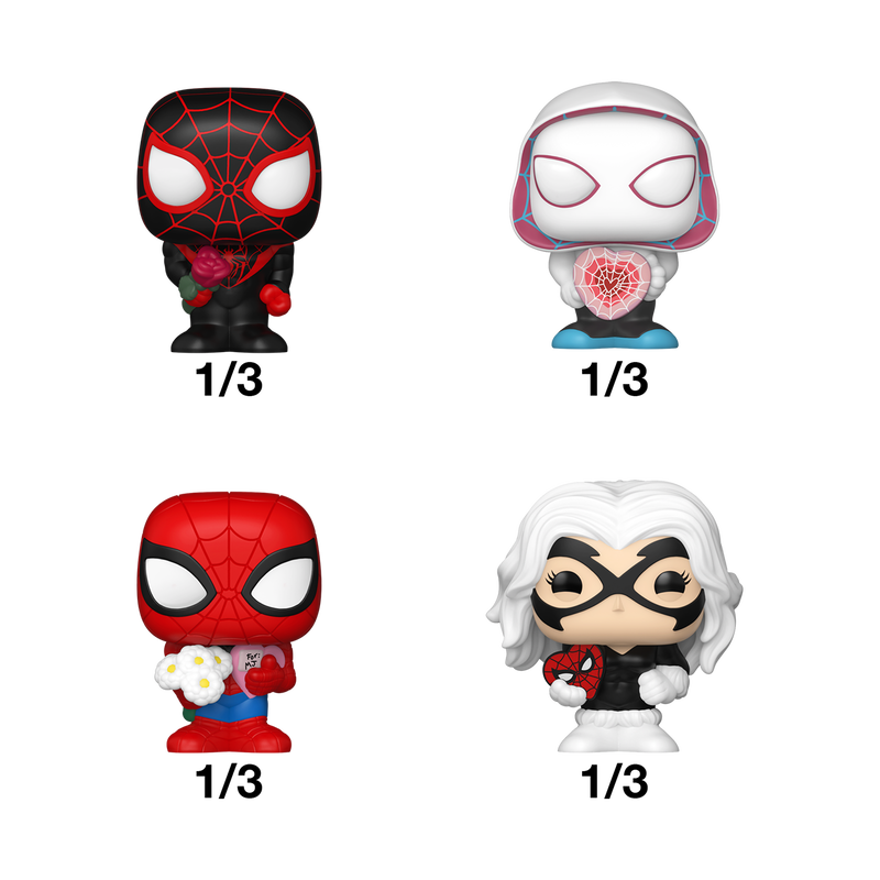 Funko Bitty Pop! Spider Man Valentines One Random Bitty Pop