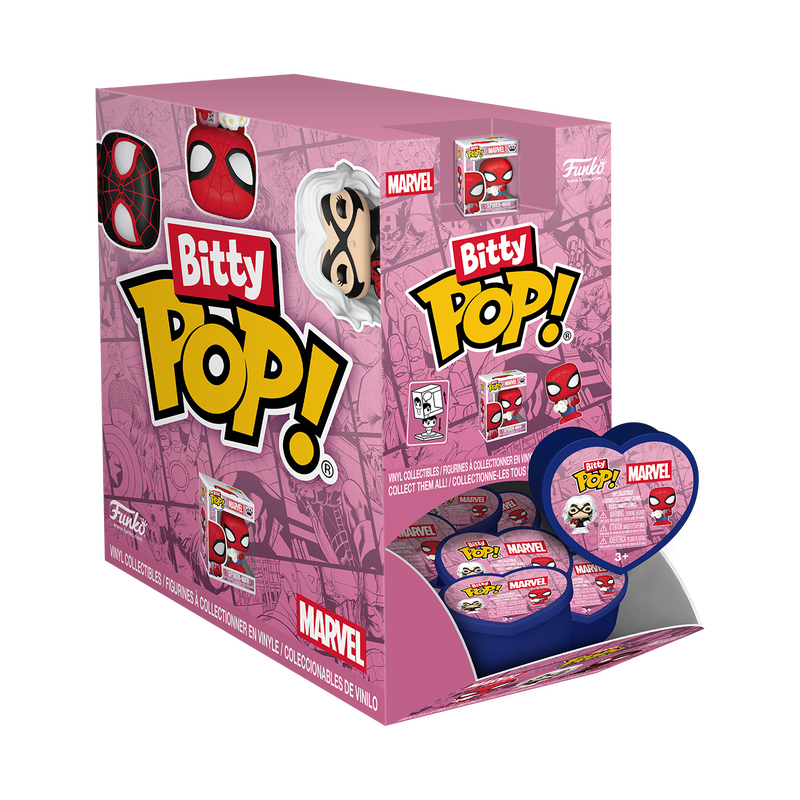 Funko Bitty Pop! Spider Man Valentines One Random Bitty Pop