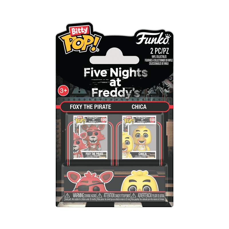 Funko Bitty Pop! Five Nights At Freddys Foxy & Chica 2 Pack